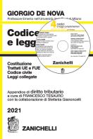 Codice civile e leggi collegate 2021 con appendice di diritto tributario + cdrom
