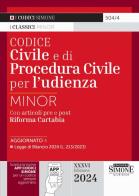 Codice civile e di procedura civile per ludienza. ediz. minor. con qr - code